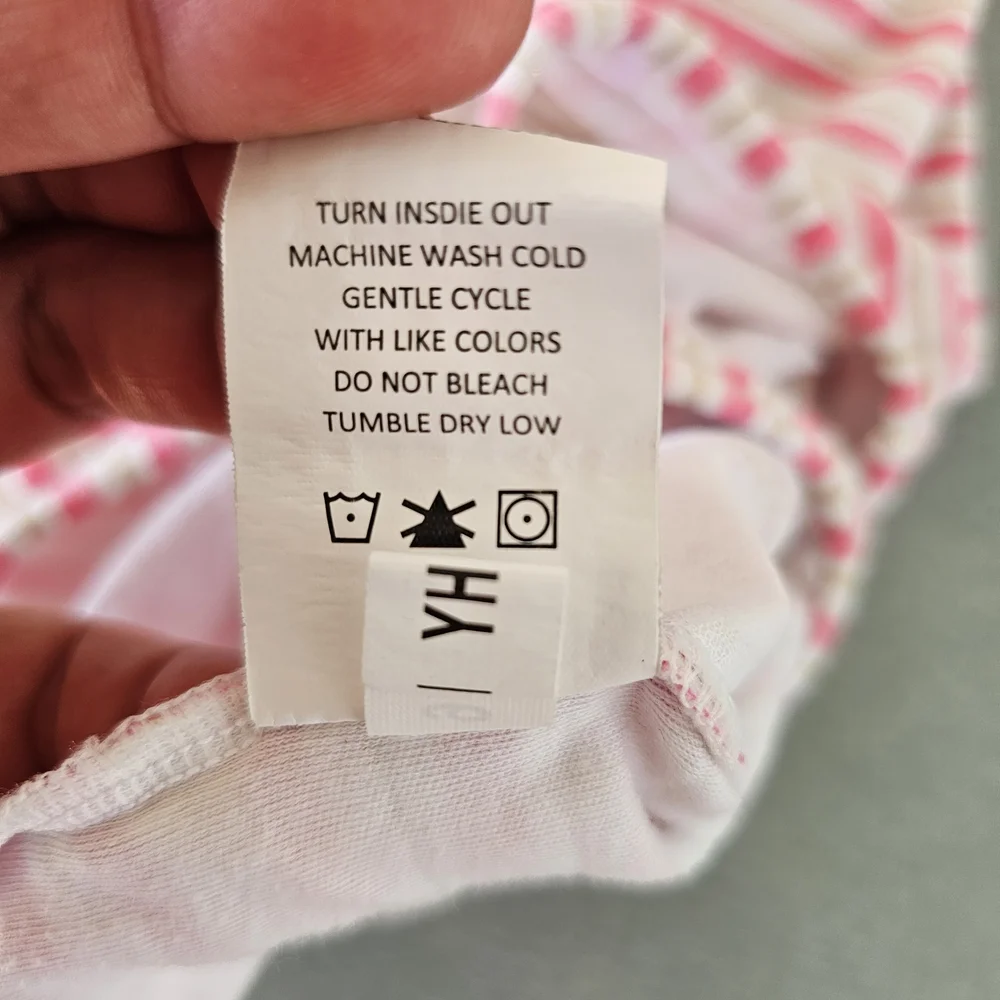 Mud Pie Baby Girl Flamingo Romper 9-12M Pink Striped Summer Outfit Cute
